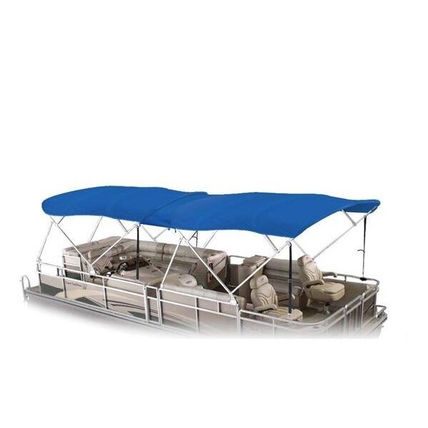 Eevelle Summerset Premium Bimini Top Kit w/ Hardware and Frame - Height 54in SS-544B96DBL-RYL - main